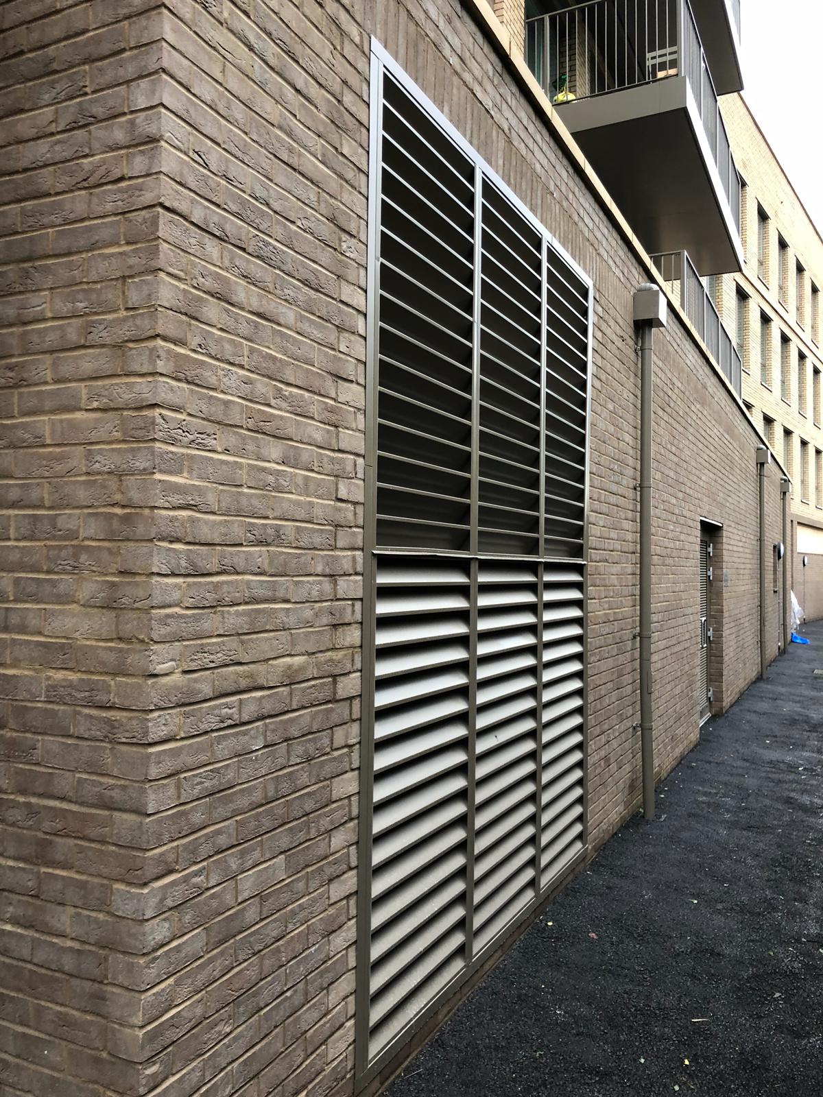 Low-in, High-out Weather Louvres Low-in, High-out Weather Louvres